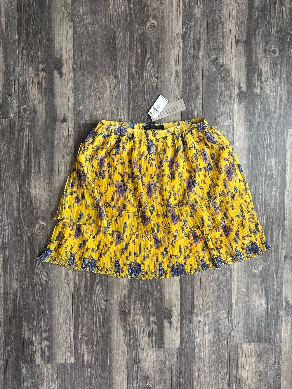 Banana Republic Fit-and-Flare Floral Skirt – XX-Small Petite